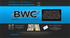 Desktop Screenshot of bwcheatingandcooling.com